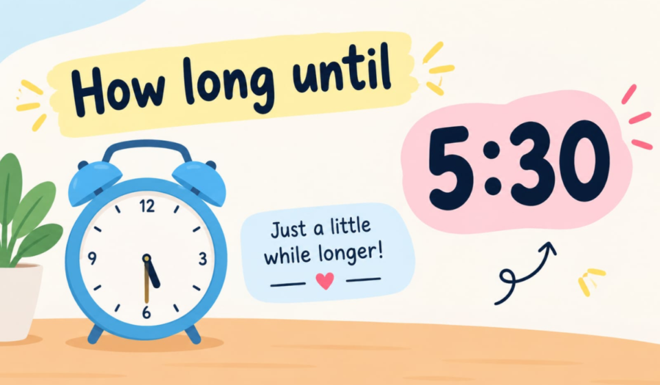 How Long Until 5:30? Simple Time Calculation Guide