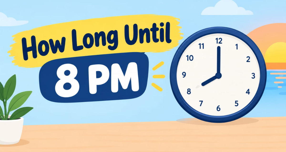 How Long Until 8 PM? Calculate the Exact Time Remaining (2026)