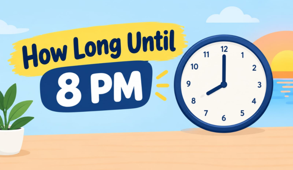 How Long Until 8 PM? Calculate the Exact Time Remaining (2026)