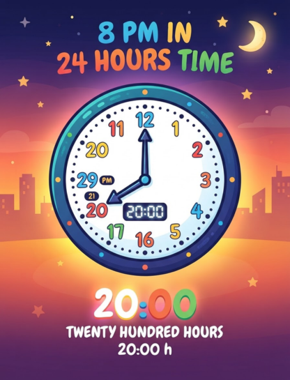 What Is 8 PM in 24-Hour Time?